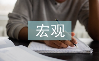 宏觀經濟理論論文