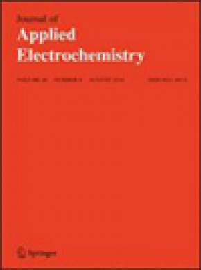 Journal Of Applied Electrochemistry雜志