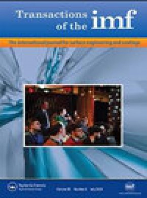 Transactions Of The Institute Of Metal Finishing雜志