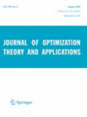 Journal Of Optimization Theory And Applications雜志