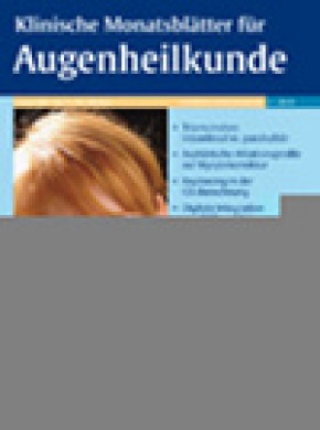 Klinische Monatsblatter Fur Augenheilkunde雜志
