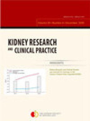 Kidney Research And Clinical Practice雜志