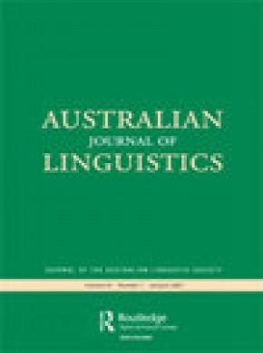 Australian Journal Of Linguistics雜志