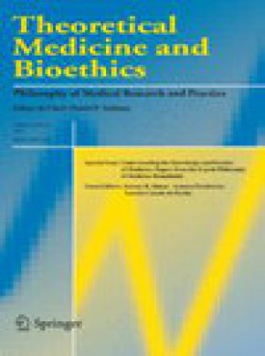 Theoretical Medicine And Bioethics雜志