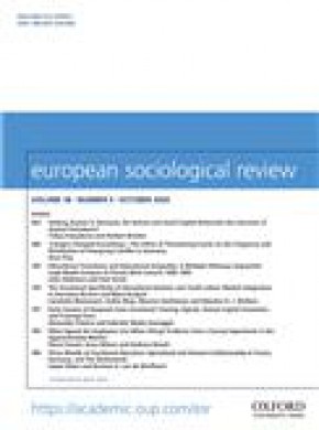 European Sociological Review雜志