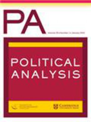 Political Analysis雜志