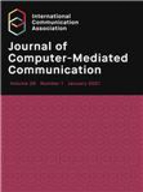 Journal Of Computer-mediated Communication雜志