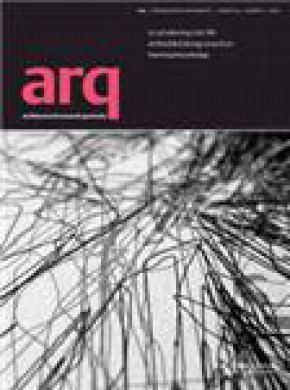 Arq-architectural Research Quarterly雜志