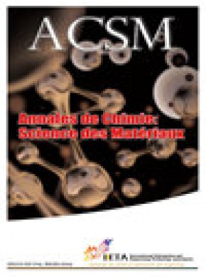 Annales De Chimie-science Des Materiaux雜志
