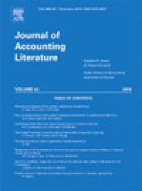 Journal Of Accounting Literature雜志