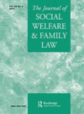 Journal Of Social Welfare And Family Law雜志