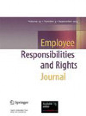 Employee Responsibilities And Rights Journal雜志