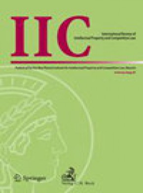 Iic-international Review Of Intellectual Property And Competition Law雜志