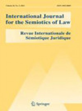 International Journal For The Semiotics Of Law-revue Internationale De Semiotiqu雜志