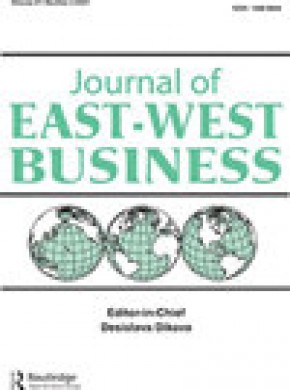 Journal Of East-west Business雜志