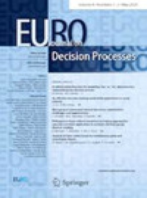 Euro Journal On Decision Processes雜志