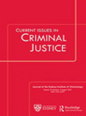 Current Issues In Criminal Justice雜志