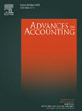 Advances In Accounting雜志