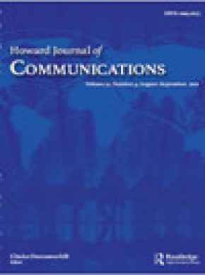 Howard Journal Of Communications雜志