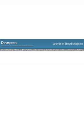 Journal Of Blood Medicine雜志