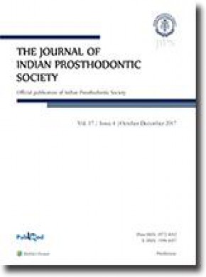 Journal Of Indian Prosthodontic Society雜志