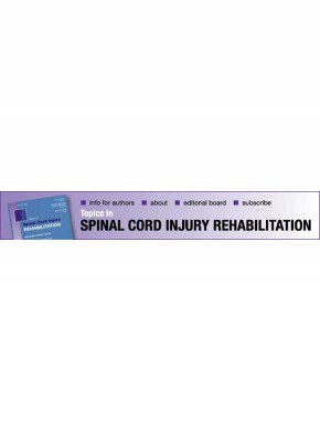 Topics In Spinal Cord Injury Rehabilitation雜志