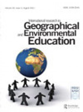 International Research In Geographical And Environmental Education雜志