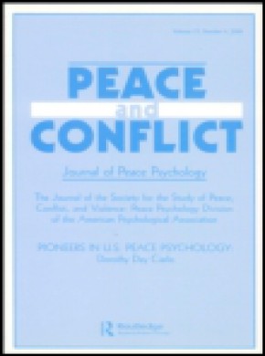 Peace And Conflict-journal Of Peace Psychology雜志