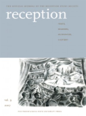 Reception-texts Readers Audiences History雜志