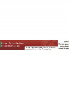 Journal Of Anaesthesiology Clinical Pharmacology雜志