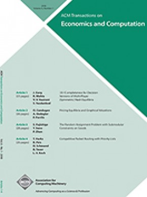 Acm Transactions On Economics And Computation雜志