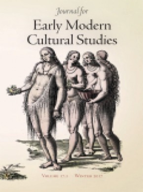 Journal For Early Modern Cultural Studies雜志