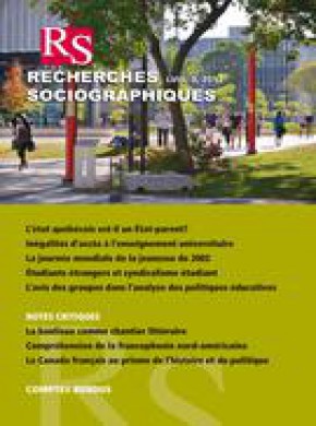 Recherches Sociographiques雜志