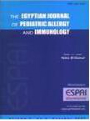 Egyptian Journal Of Pediatric Allergy And Immunology雜志