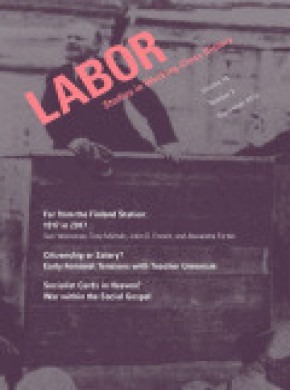 Labor-studies In Working-class History Of The Americas雜志