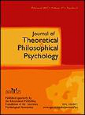 Journal Of Theoretical And Philosophical Psychology雜志