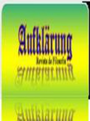 Aufklarung-revista De Filosofia雜志