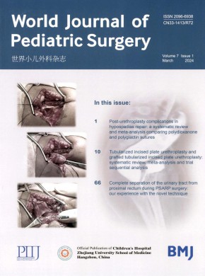 World Journal Of Pediatric Surgery雜志