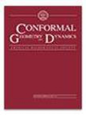 Conformal Geometry And Dynamics雜志