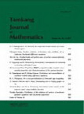 Tamkang Journal Of Mathematics雜志