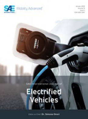 Sae International Journal Of Electrified Vehicles雜志