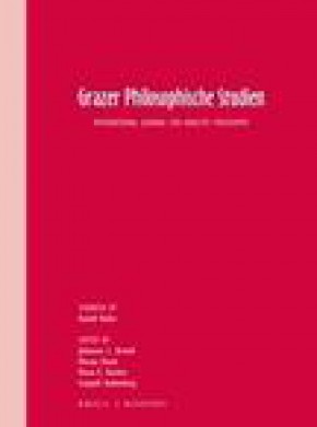 Grazer Philosophische Studien-international Journal For Analytic Philosophy雜志