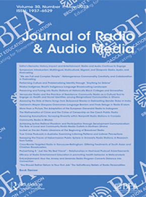 Journal Of Radio & Audio Media雜志