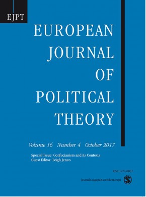 European Journal Of Political Theory雜志