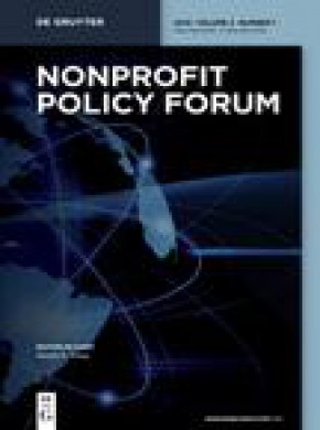 Nonprofit Policy Forum雜志