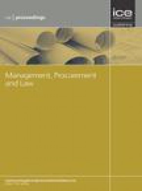 Proceedings Of The Institution Of Civil Engineers-management Procurement And Law雜志