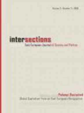 Intersections-east European Journal Of Society And Politics雜志