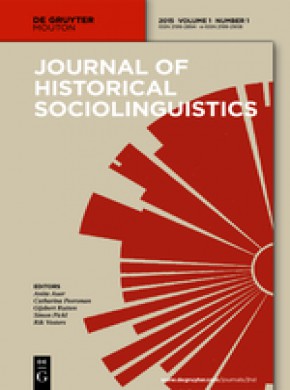 Journal Of Historical Sociolinguistics雜志