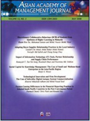 Asian Academy Of Management Journal雜志