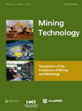 Mining Technology-transactions Of The Institutions Of Mining And Metallurgy雜志